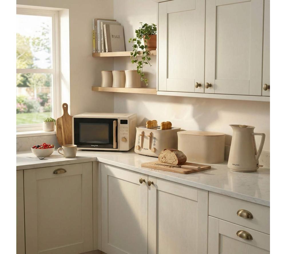 SALTER Malmo EK6776STN Microwave Oven - Stone image number 6 of 7