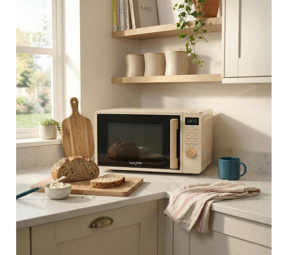 SALTER Malmo EK6776STN Microwave Oven - Stone image number 7 of 7