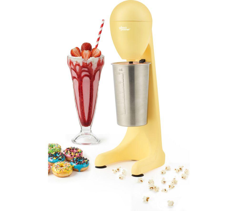 GILES & POSNER Funfair Milkshake Maker - Yellow image number 4 of 4