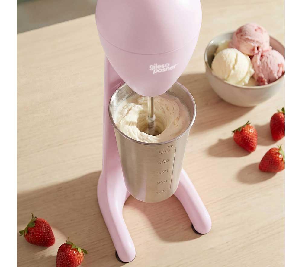 GILES & POSNER EK6628GSPNKM Milkshake Maker - Pink image number 5 of 8