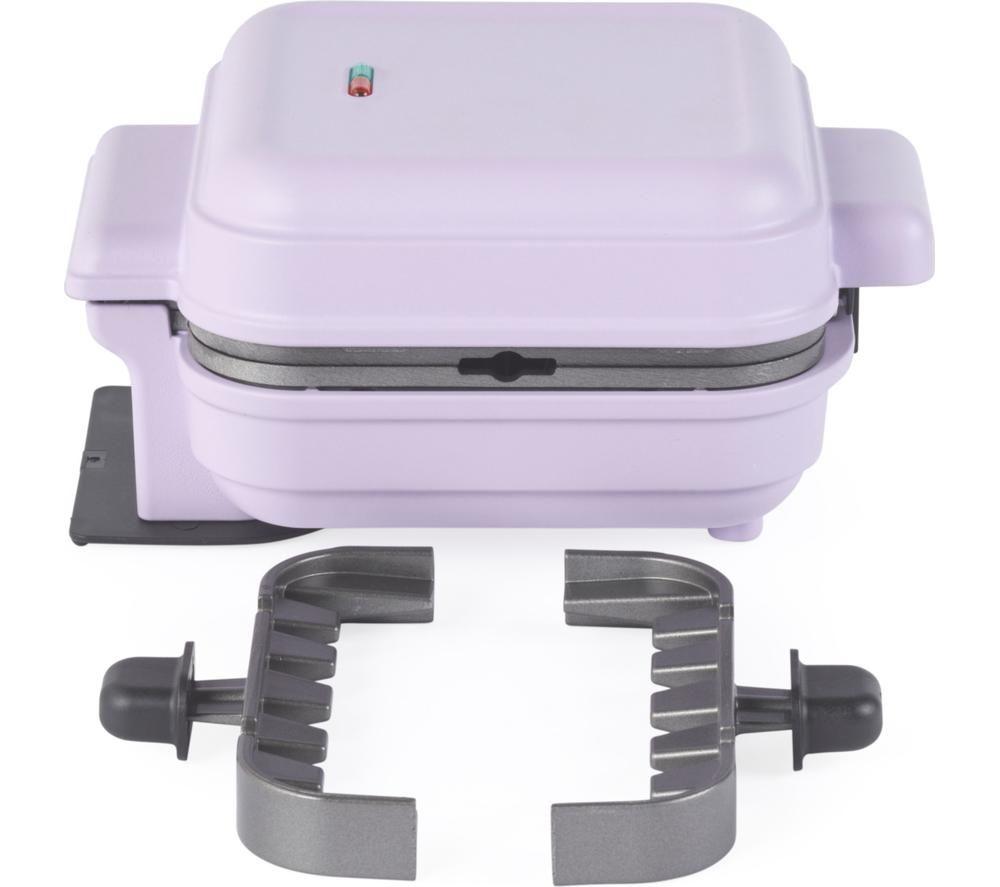 GILES & POSNER Sorbet Stuffed Waffle Maker - Matte Purple image number 3 of 7