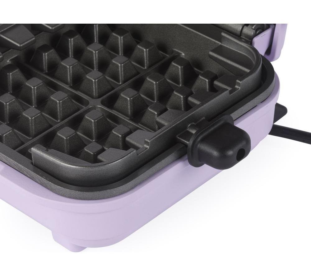 GILES & POSNER Sorbet Stuffed Waffle Maker - Matte Purple image number 6 of 7