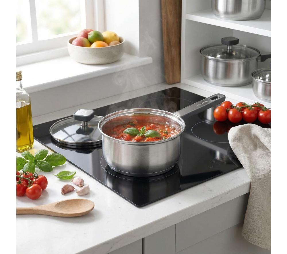 SALTER Expert BW14627 3-piece Saucepan Set - Silver image number 4 of 9