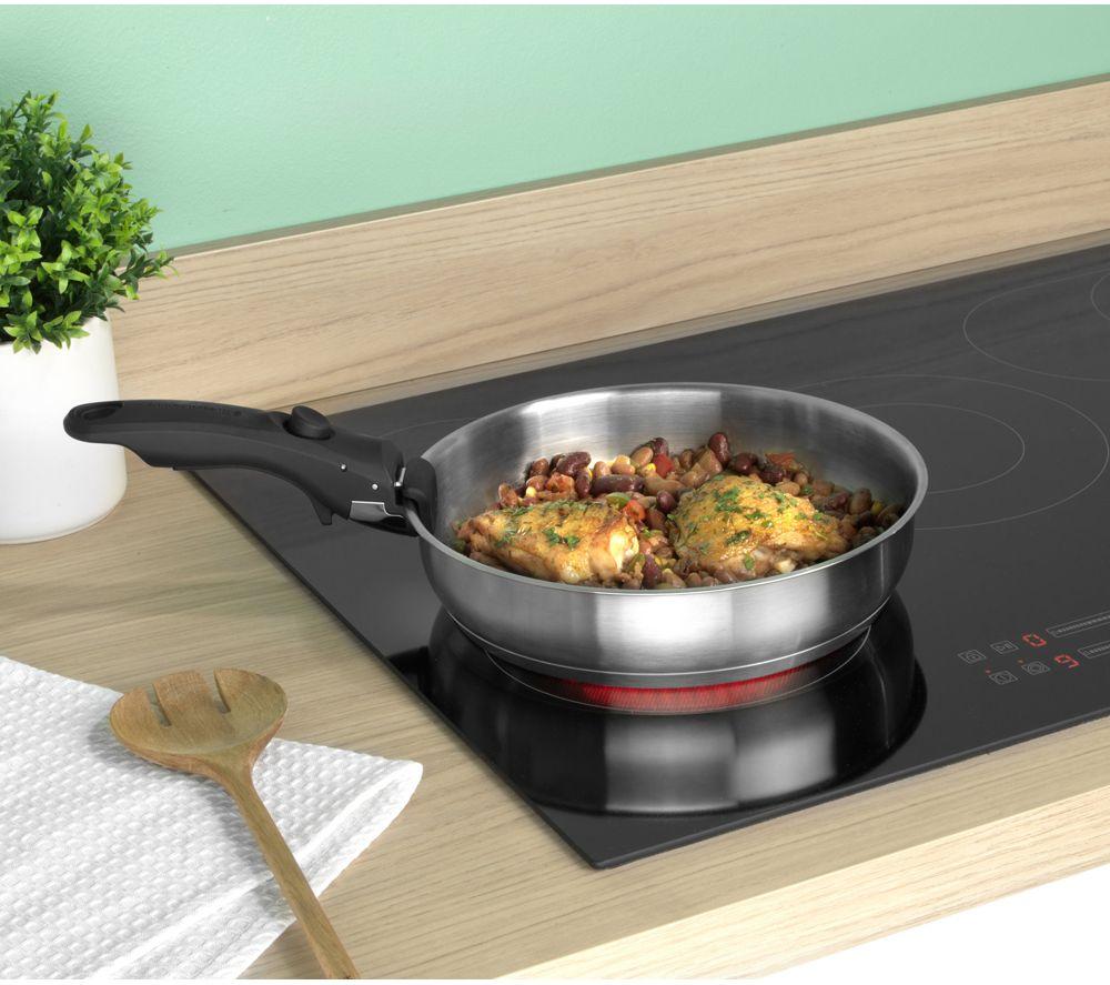 RUSSELL HOBBS RH04033 3-Piece Frying Pan Set - Silver image number 4 of 8