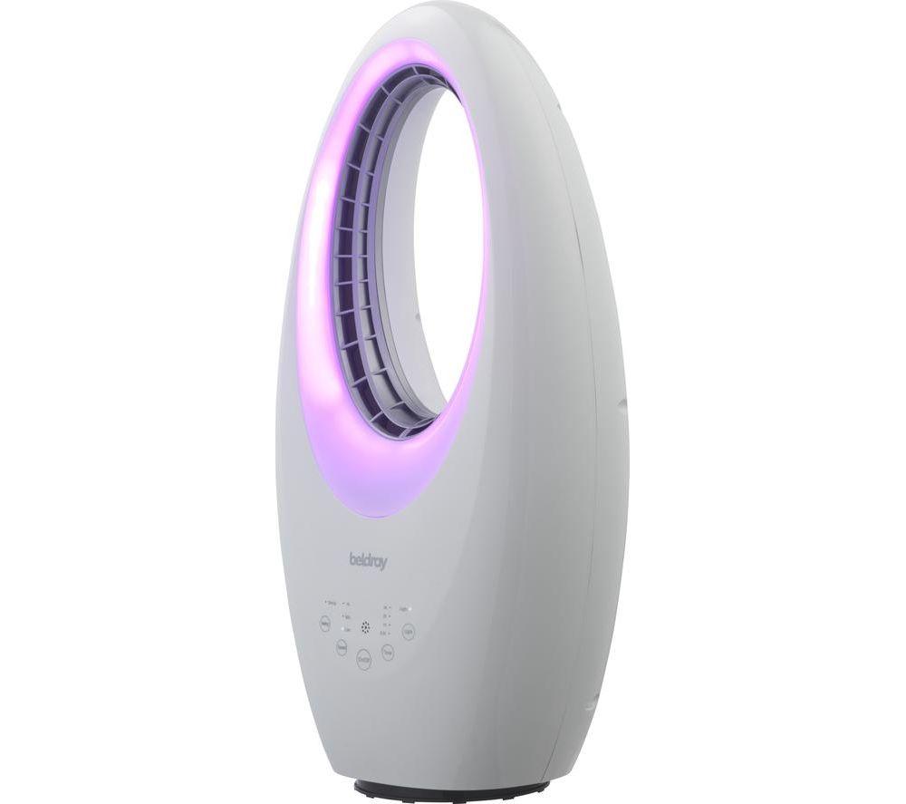BELDRAY EH3787 Bladeless Tower Fan - White image number 4 of 9