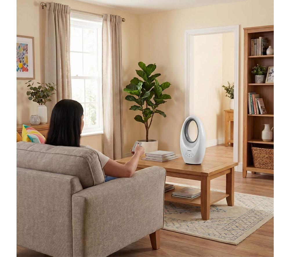 BELDRAY EH3787 Bladeless Tower Fan - White image number 9 of 9