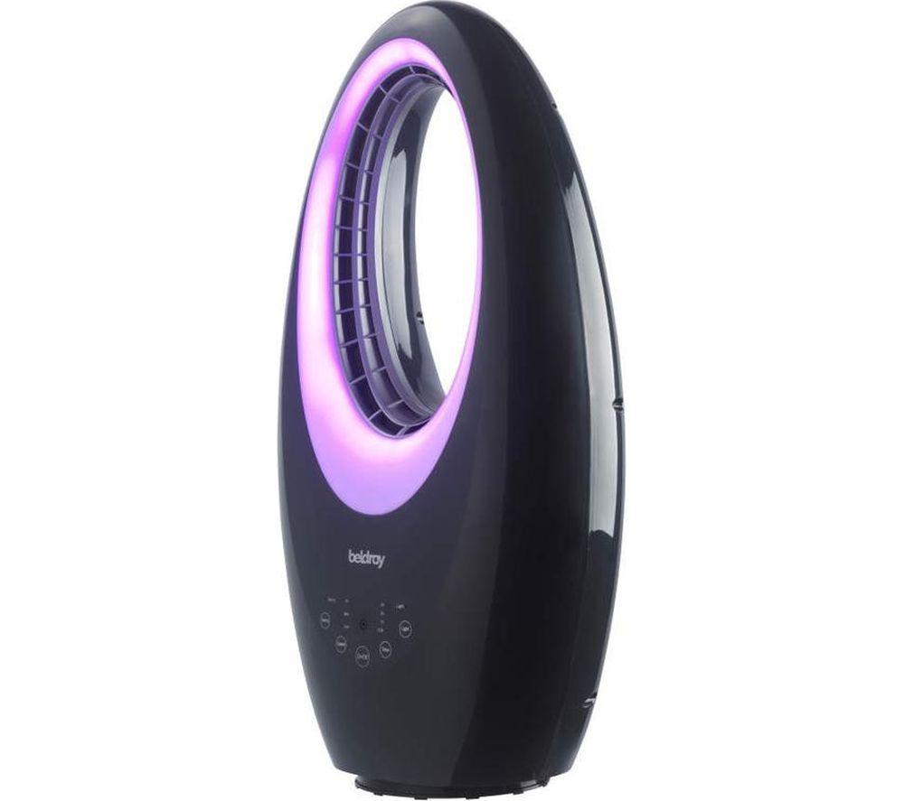 BELDRAY EH3787GRY Bladeless Tower Fan - Grey image number 7 of 9