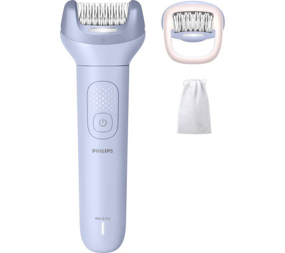 Philips Bre708/00 Series 8000 Wet & Dry Epilator  Light Blue, Blue