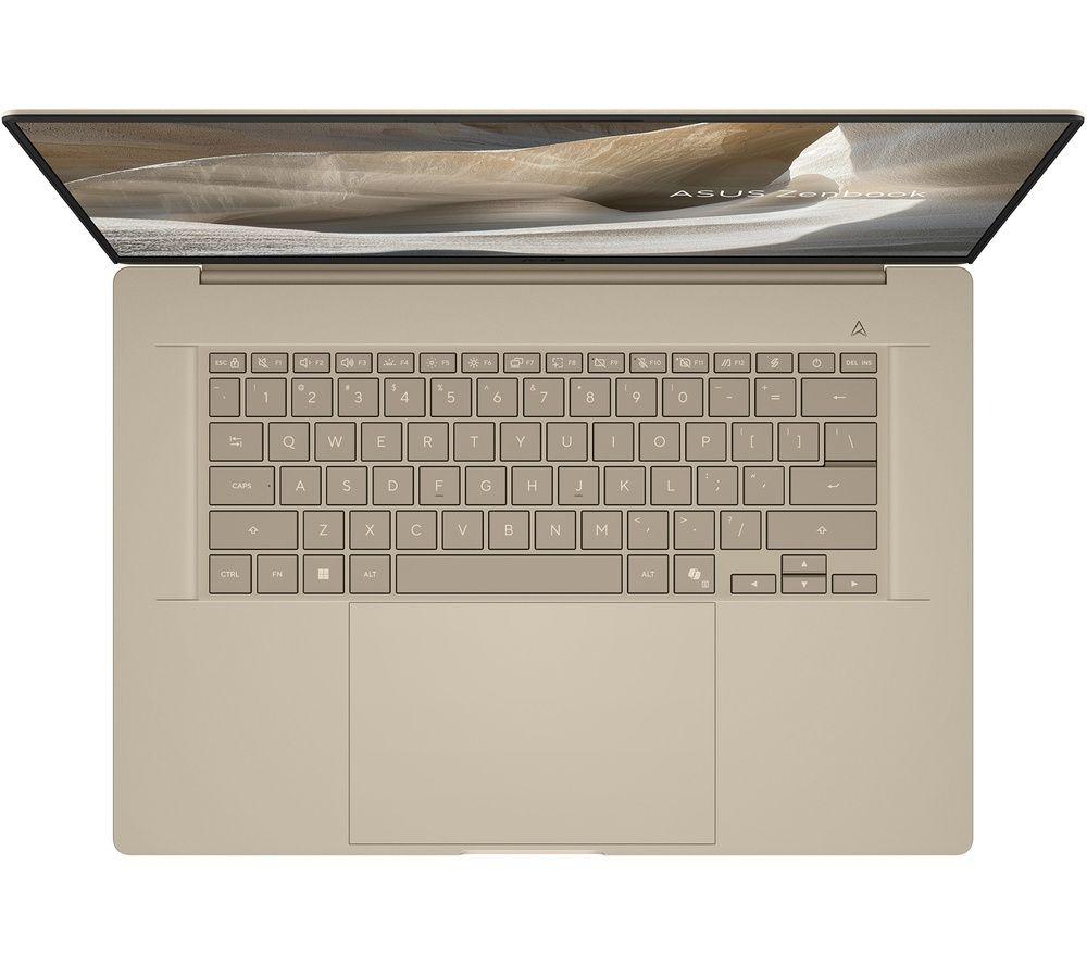 ASUS Zenbook A16 16" Laptop, Copilot+ PC &ndash; Snapdragon X2, 1 TB SSD, Beige image number 3 of 12