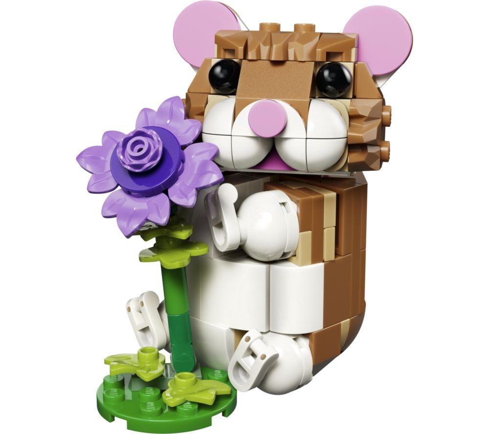 LEGO Creator 31376 3-in-1 Cute Hamster with a Flower Set image number 4 of 5