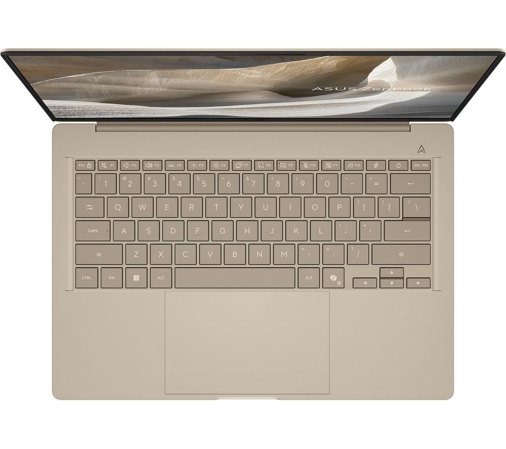 ASUS Zenbook A14 14" Laptop, Copilot+ PC &ndash; Snapdragon X2 Elite, 1 TB SSD, Beige image number 3 of 9