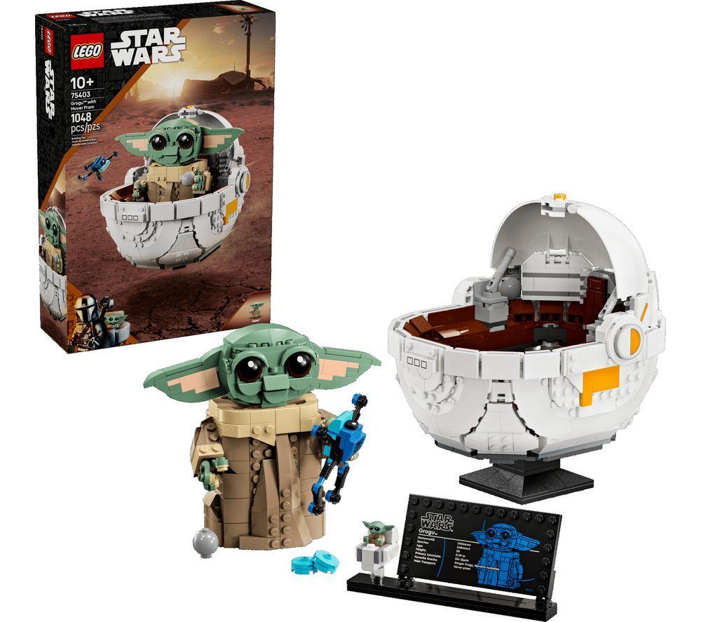 LEGO Star Wars 75403 Grogu with Hover Pram Set image number 10 of 11