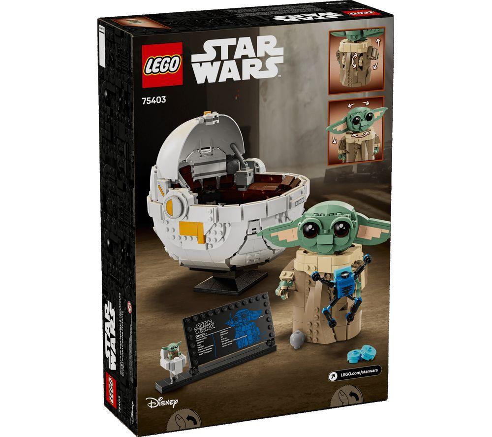 LEGO Star Wars 75403 Grogu with Hover Pram Set image number 11 of 11