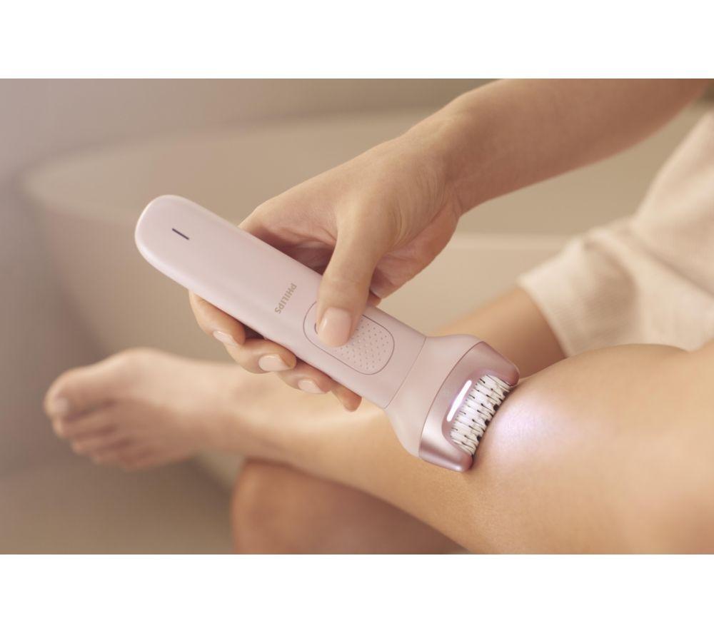PHILIPS BRE718/00 Series 8000 Wet & Dry Epilator &ndash; Lyche Pink image number 3 of 6