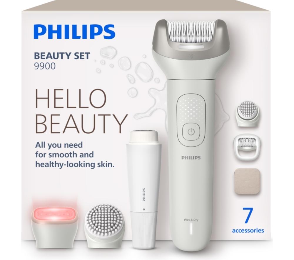 PHILIPS BRE738/00 Series 9900 Wet & Dry Epilator - Silk White image number 2 of 14