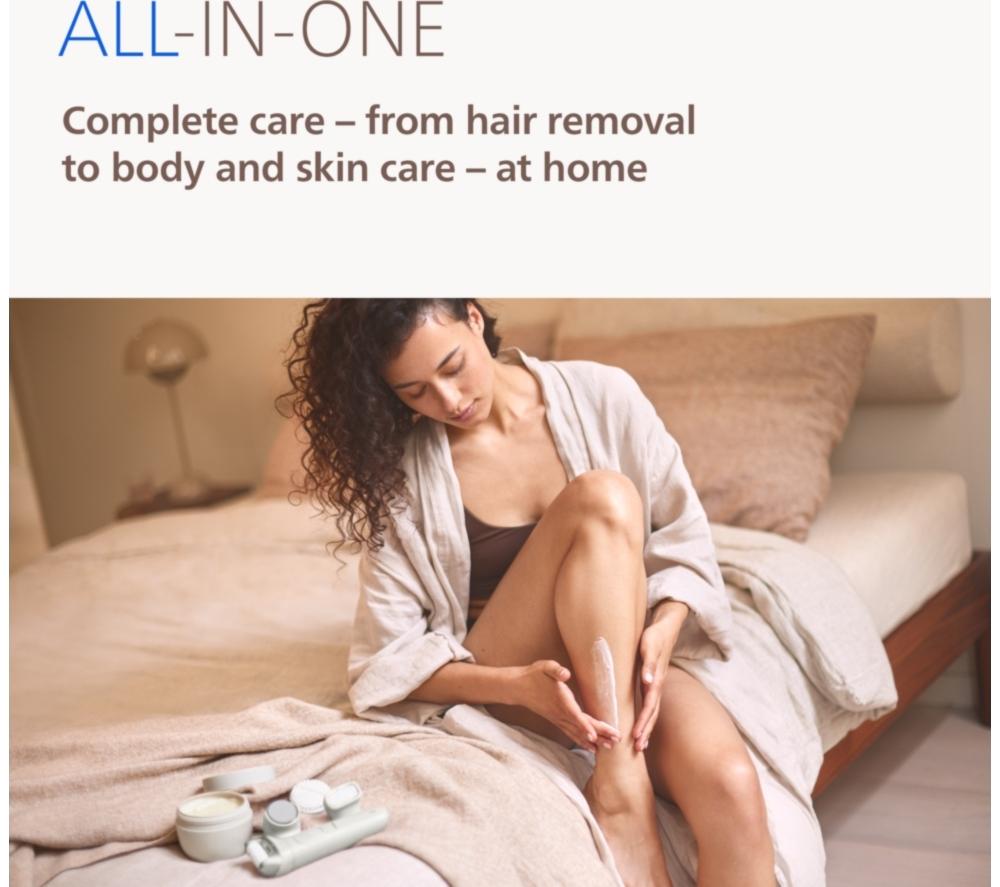 PHILIPS BRE738/00 Series 9900 Wet & Dry Epilator - Silk White image number 3 of 14