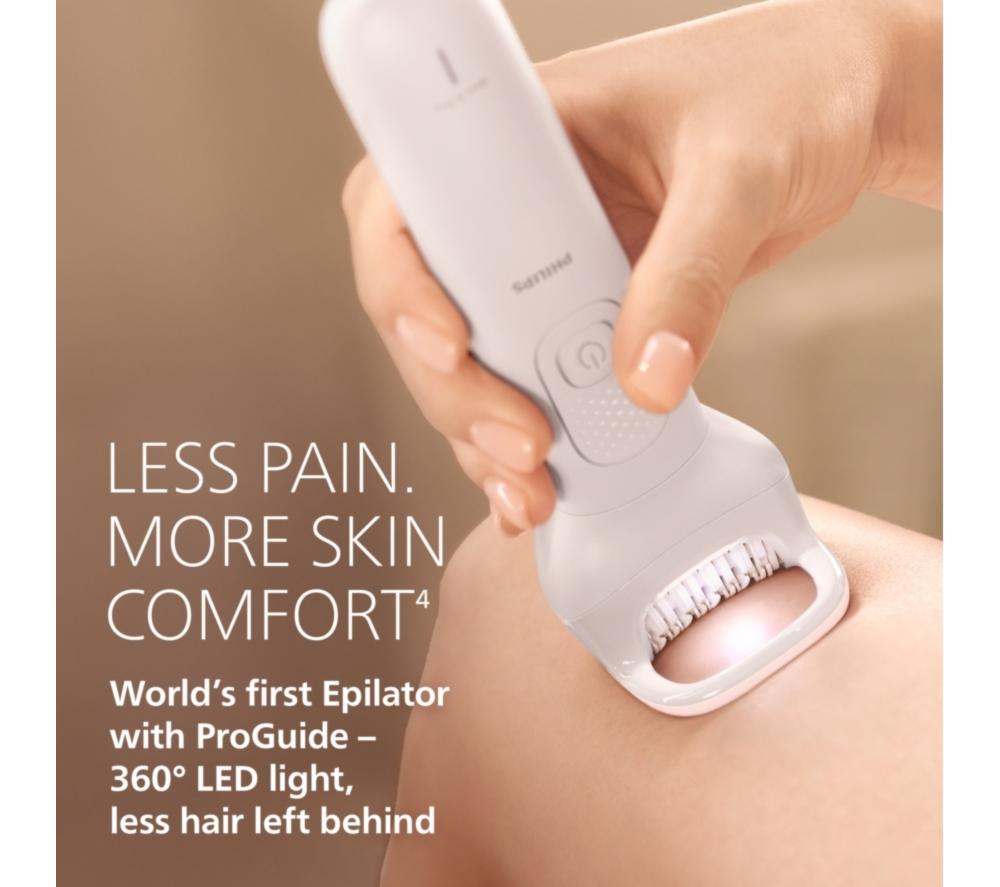 PHILIPS BRE738/00 Series 9900 Wet & Dry Epilator - Silk White image number 7 of 14