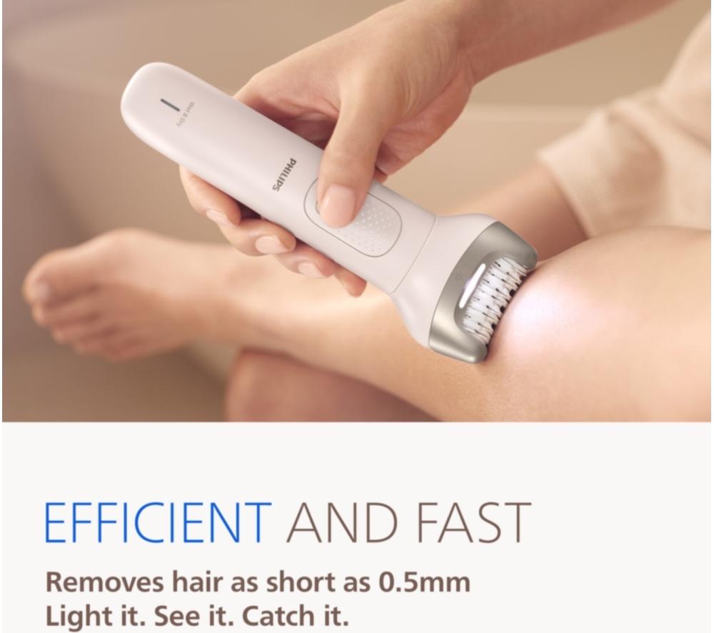 PHILIPS BRE738/00 Series 9900 Wet & Dry Epilator - Silk White image number 8 of 14