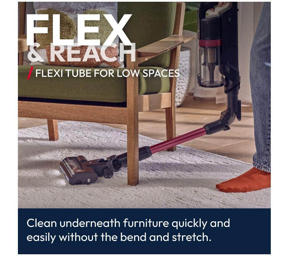 HOOVER HF1 MAX Flexi Cordless Vacuum Cleaner &ndash; Black & Magenta image number 2 of 11