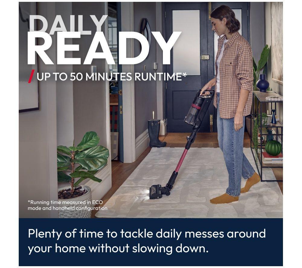 HOOVER HF1 MAX Flexi Cordless Vacuum Cleaner &ndash; Black & Magenta image number 5 of 11