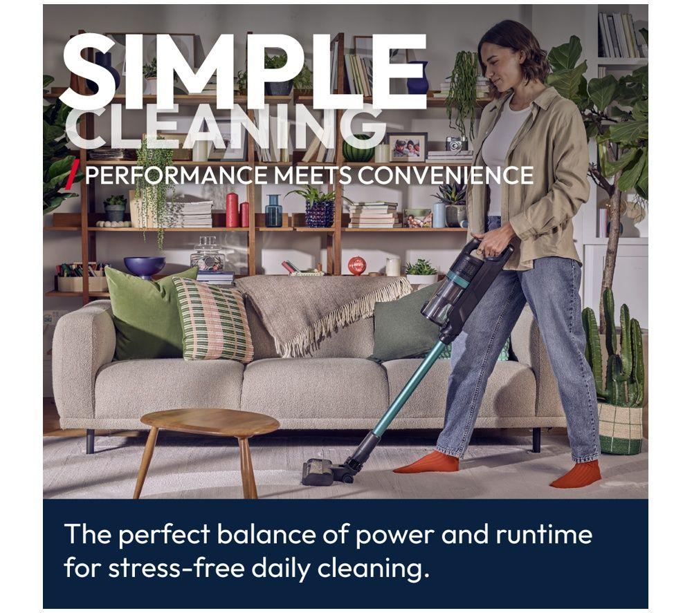 HOOVER HF1 MAX Pet Cordless Vacuum Cleaner - Black & Turquoise image number 3 of 11