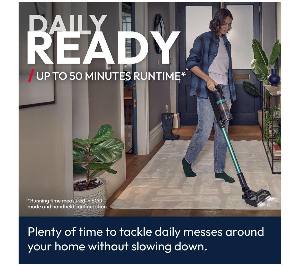 HOOVER HF1 MAX Pet Cordless Vacuum Cleaner - Black & Turquoise image number 5 of 11