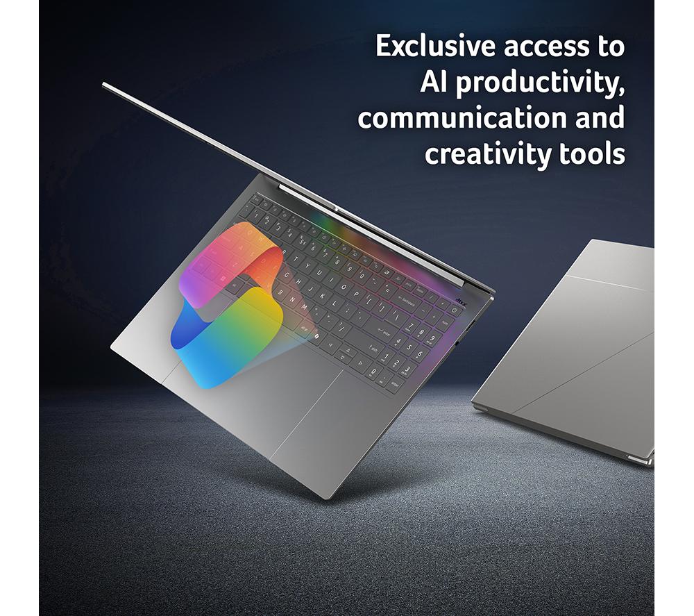 ACER Swift 16 AI 16" Laptop, Copilot+ PC - Intel&reg; Core&trade; Ultra X7, 1 TB SSD, Grey image number 6 of 11