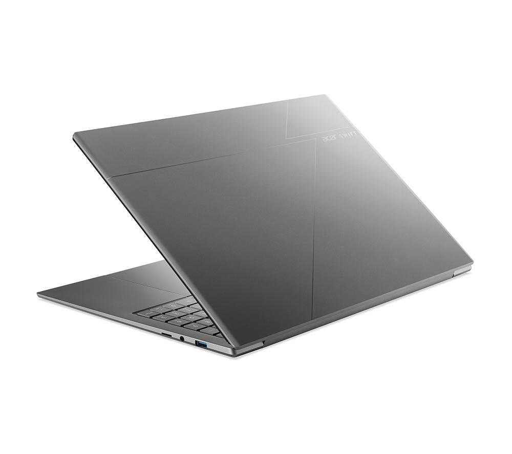 ACER Swift 16 AI 16" Laptop, Copilot+ PC - Intel&reg; Core&trade; Ultra X7, 1 TB SSD, Grey image number 9 of 11
