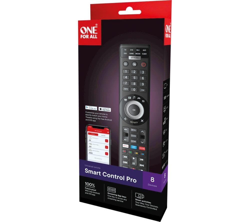 ONE FOR ALL Smart Control Pro 8 URC 7981 Universal Remote Control image number 2 of 6