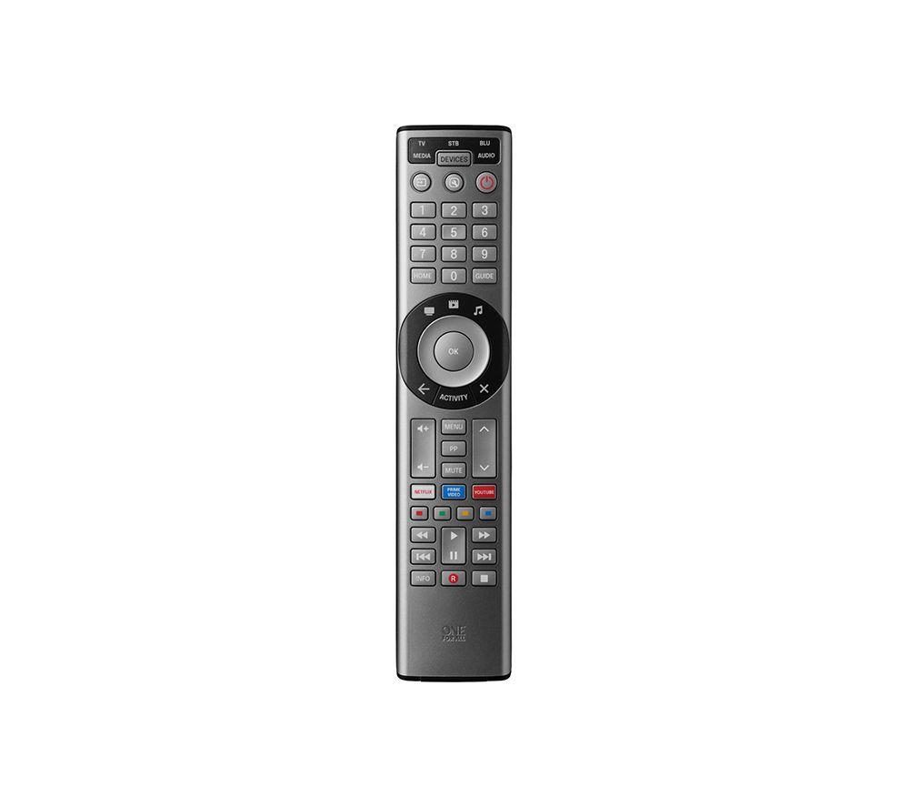 One For All Smart Control Pro 5 Urc 7956 Universal Remote Control, Silver/Grey