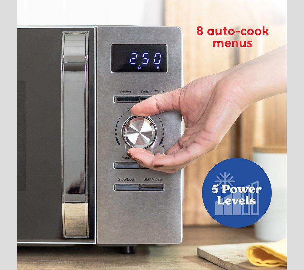 RUSSELL HOBBS RHMD836S Solo Microwave - Stainless Steel image number 6 of 11