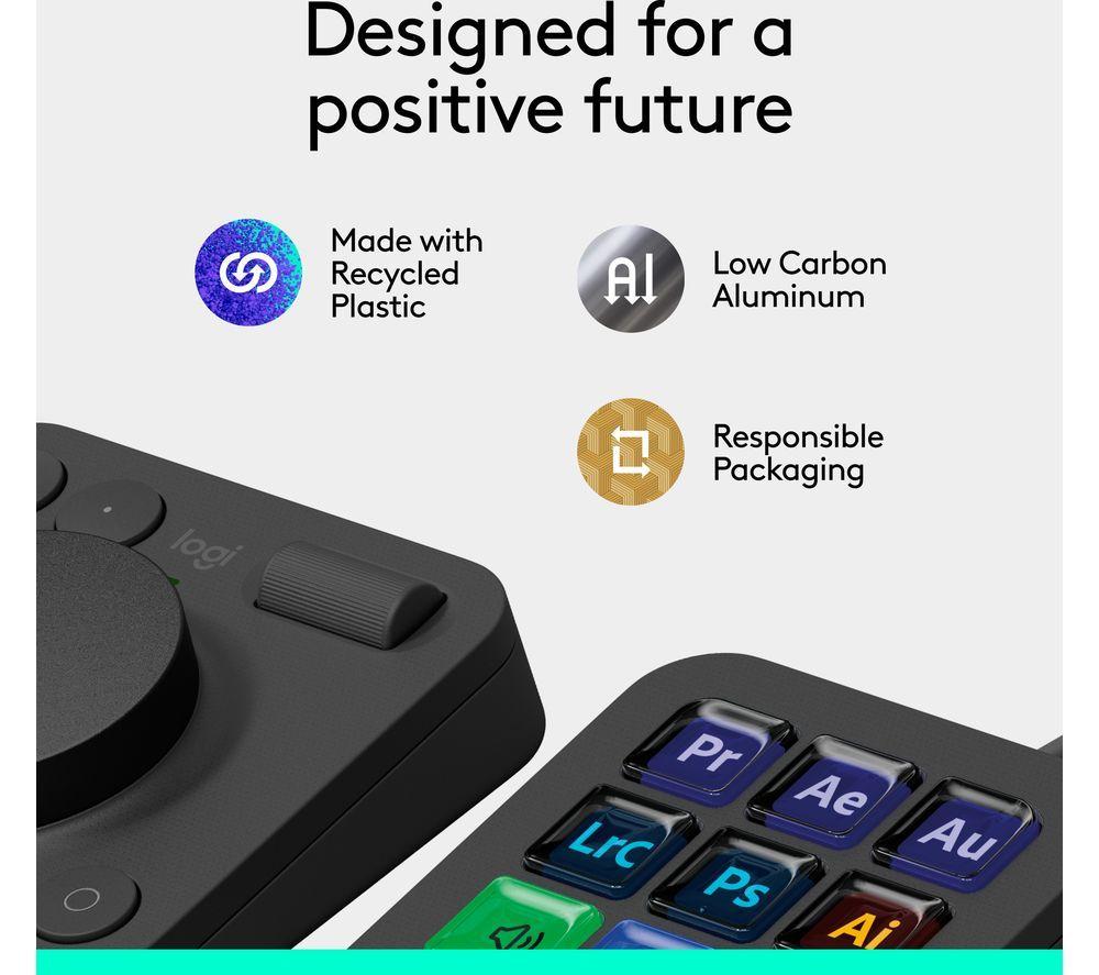 Buy LOGITECH MX Creative Console - Graphite | Currys