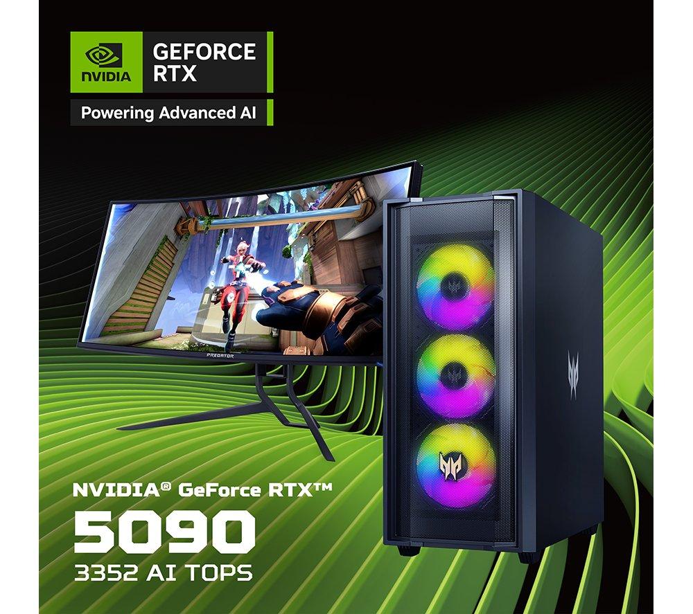 ACER Predator Orion 7000 PO7-667 Gaming PC - Intel&reg; Core&trade; Ultra 7, RTX 5090, 2 TB SSD image number 3 of 7