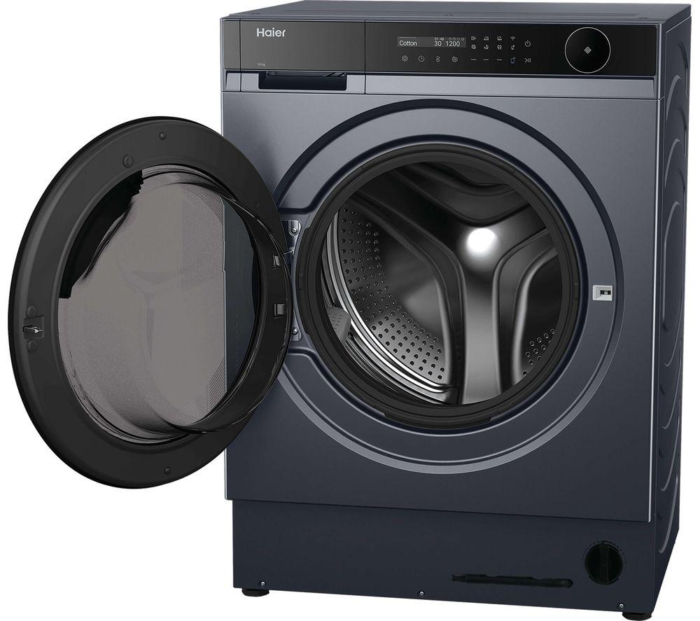 HAIER Series 8 HWB100B14858GUUK Integrated WiFi-enabled 10 kg 1400 Spin Washing Machine - Graphite image number 2 of 3