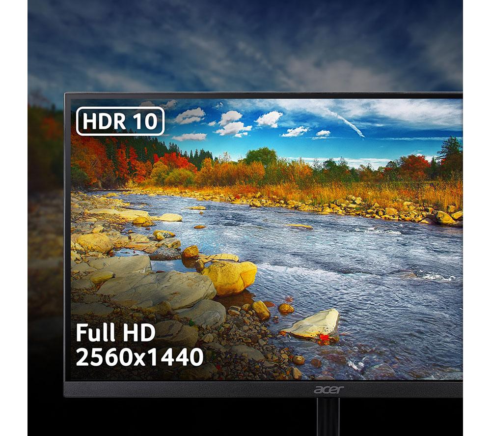 ACER SA272UP1 Quad HD 27" IPS LCD Monitor - Black image number 4 of 7