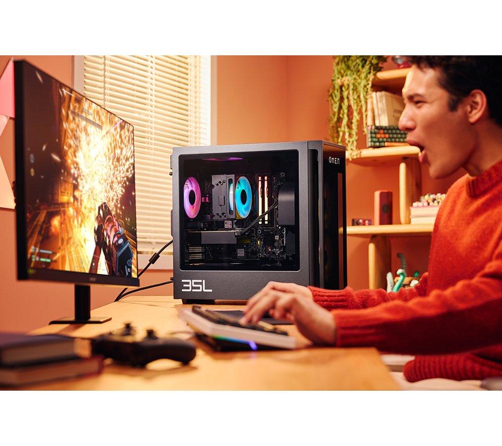 HP OMEN 35L Gaming PC - AMD Ryzen 7, RX 9070 XT, 1 TB SSD image number 14 of 15
