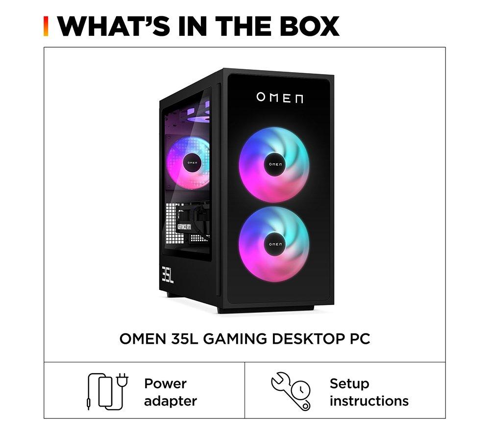 HP OMEN 35L Gaming PC - AMD Ryzen 7, RTX 5070 Ti, 1 TB SSD image number 10 of 16