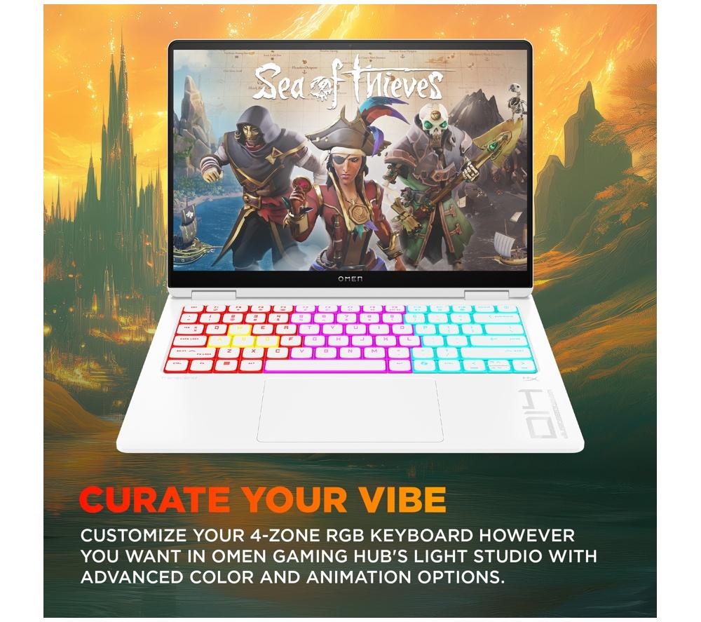 HP OMEN Transcend 14-fb1506na 14" Gaming Laptop - Intel&reg; Core&trade; Ultra 7, RTX 5060, 1 TB SSD image number 6 of 22