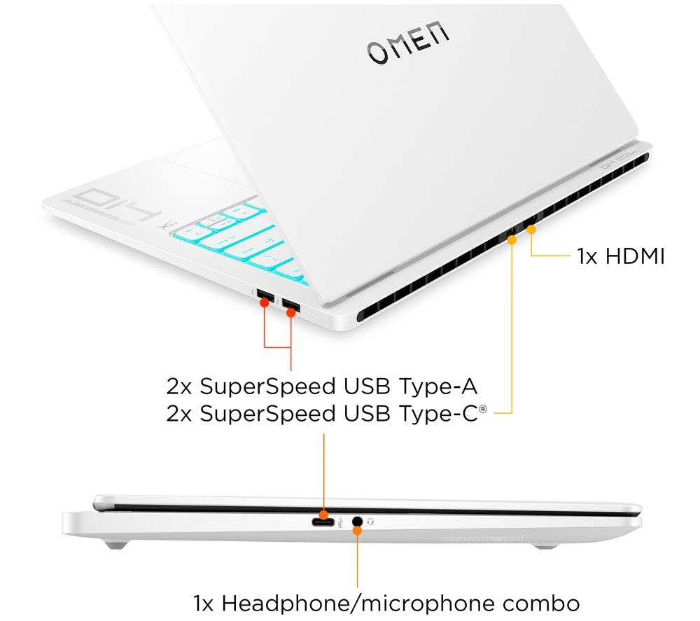 HP OMEN Transcend 14-fb1506na 14" Gaming Laptop - Intel&reg; Core&trade; Ultra 7, RTX 5060, 1 TB SSD image number 8 of 22
