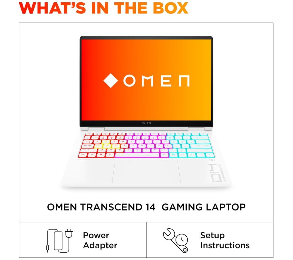 HP OMEN Transcend 14-fb1506na 14" Gaming Laptop - Intel&reg; Core&trade; Ultra 7, RTX 5060, 1 TB SSD image number 10 of 22