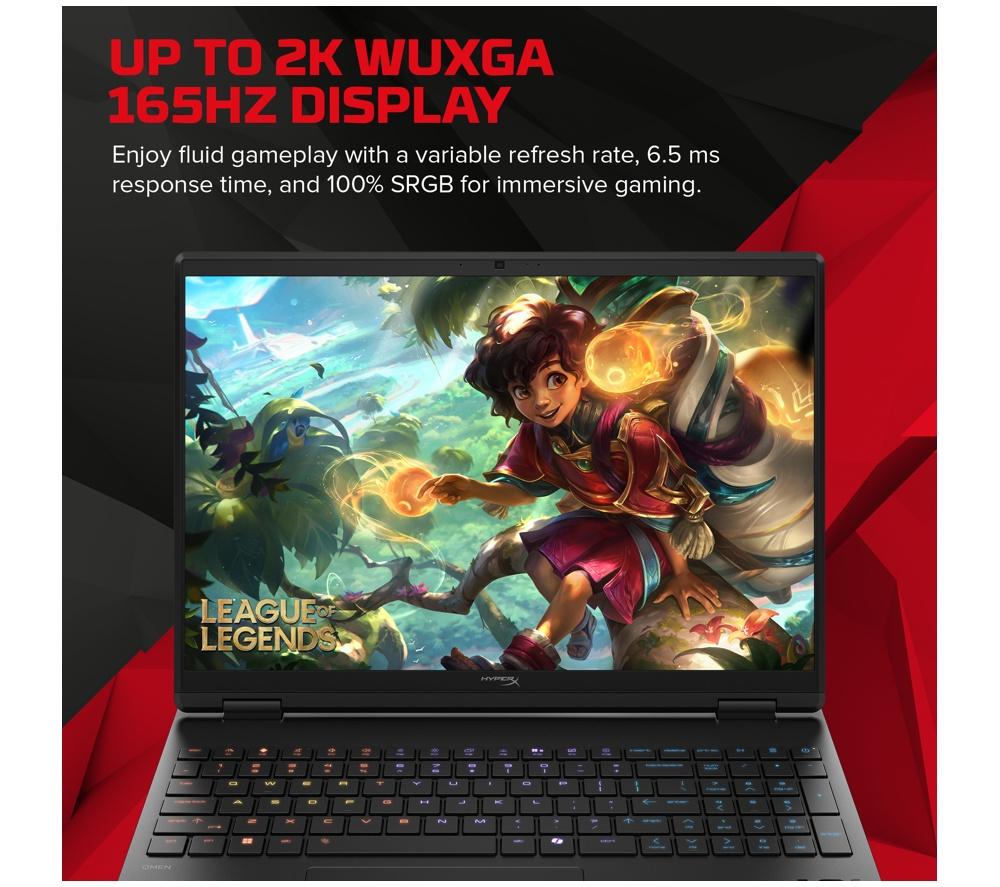 HP HyperX OMEN 15.3" Gaming Laptop - Intel&reg; Core&trade; i5, RTX 5050, 1 TB SSD image number 5 of 27