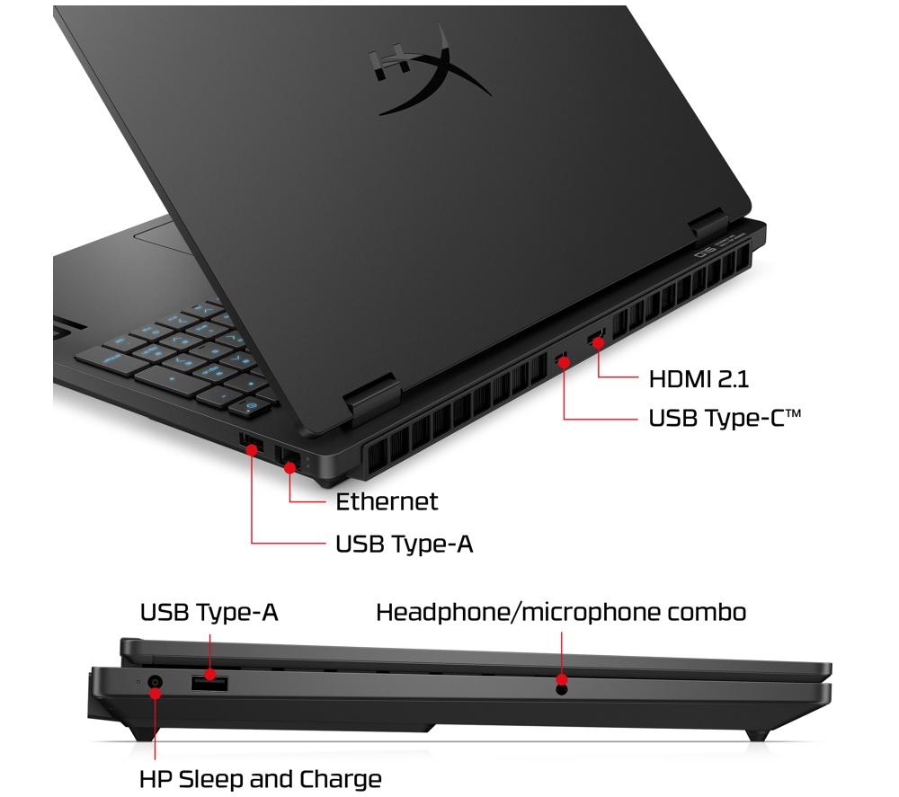 HP HyperX OMEN 15.3" Gaming Laptop - Intel&reg; Core&trade; i5, RTX 5050, 1 TB SSD image number 9 of 27