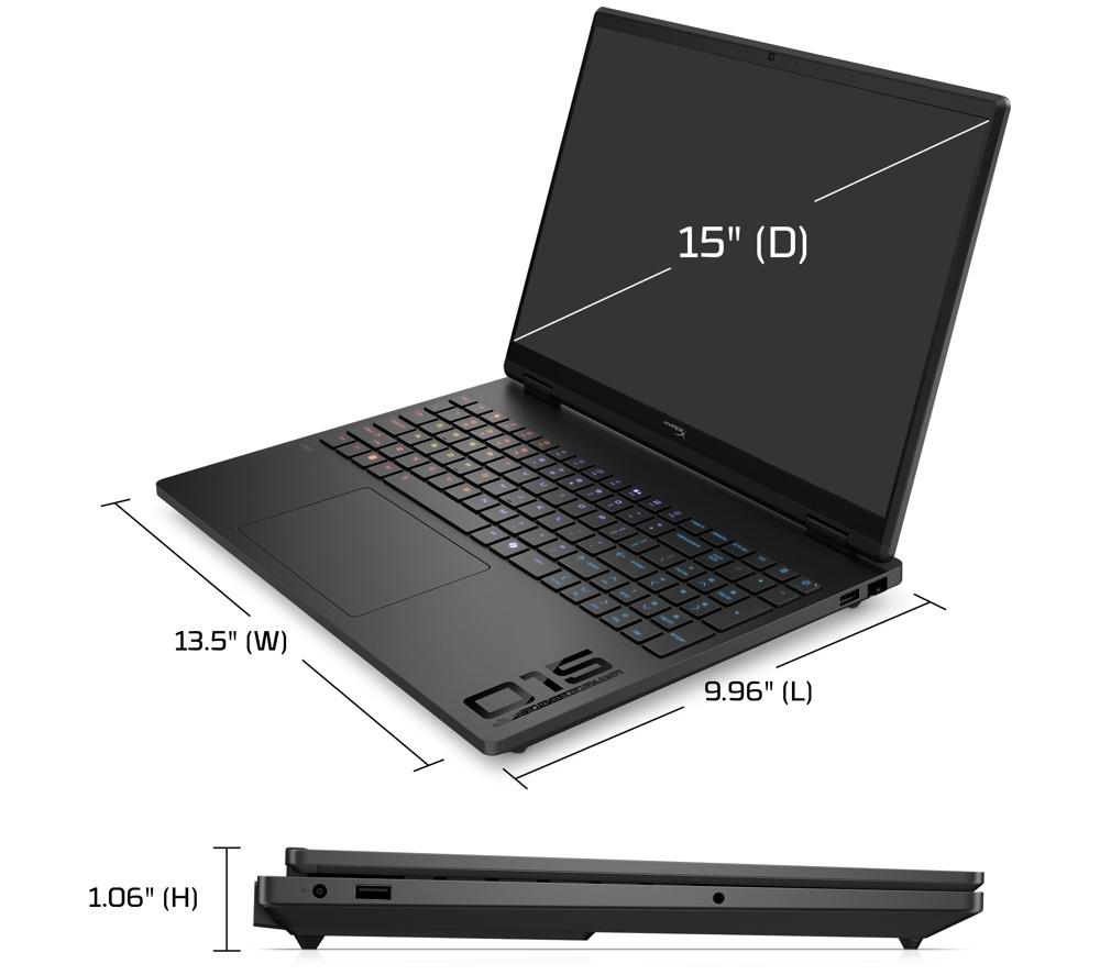 HP HyperX OMEN 15.3" Gaming Laptop - Intel&reg; Core&trade; i5, RTX 5050, 1 TB SSD image number 10 of 27