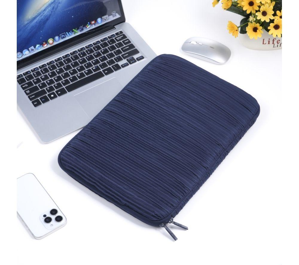 GOJI G14PLSLNV26R 14" Laptop Sleeve - Pleat Navy image number 7 of 9