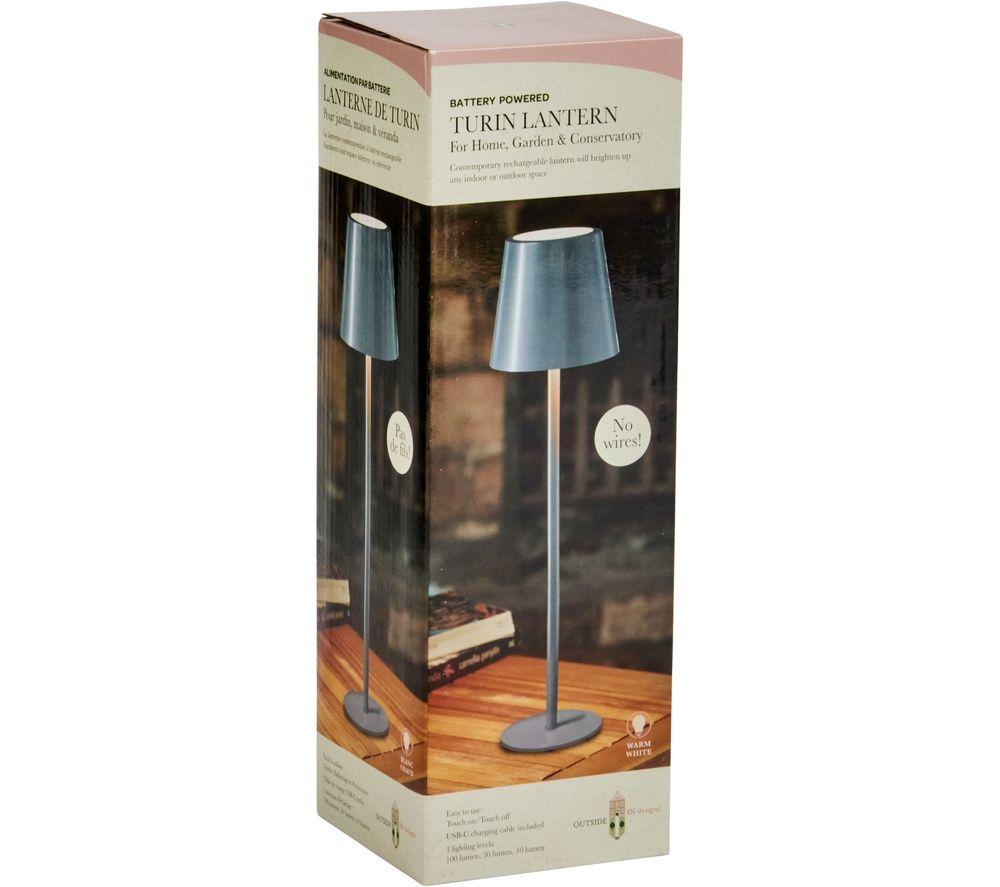 SMART GARDEN Turin Lamp - Slate image number 2 of 3