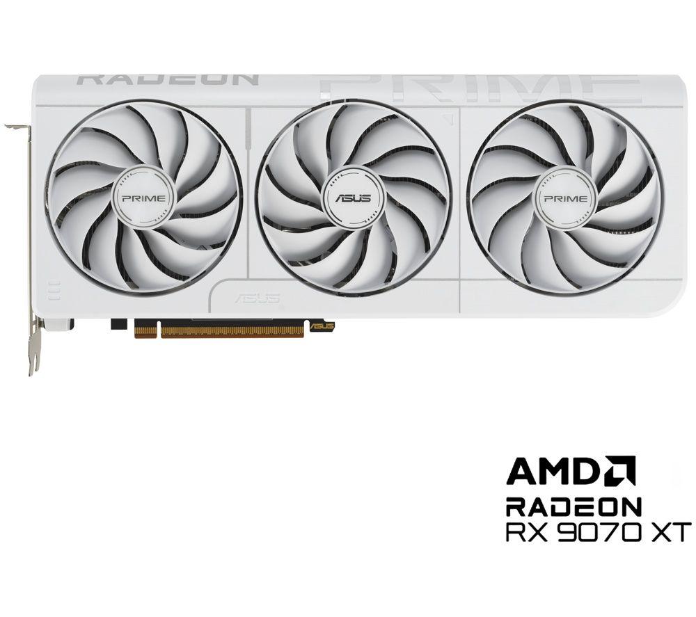 ASUS Radeon RX 9070 XT 16 GB Prime OC Graphics Card image number 2 of 3