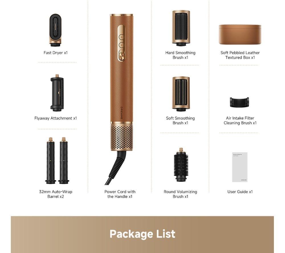 DREAME AirStyle Pro 7-in-1 Air Styler - Gold image number 8 of 8