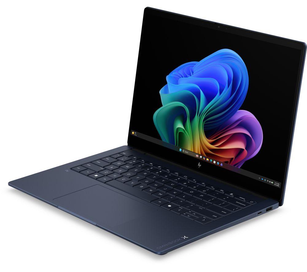 HP OmniBook X NGAI 14" Laptop, Copilot + PC - Intel&reg; Core&trade; Ultra 5, 1 TB SSD, Atmospheric Blue image number 3 of 24