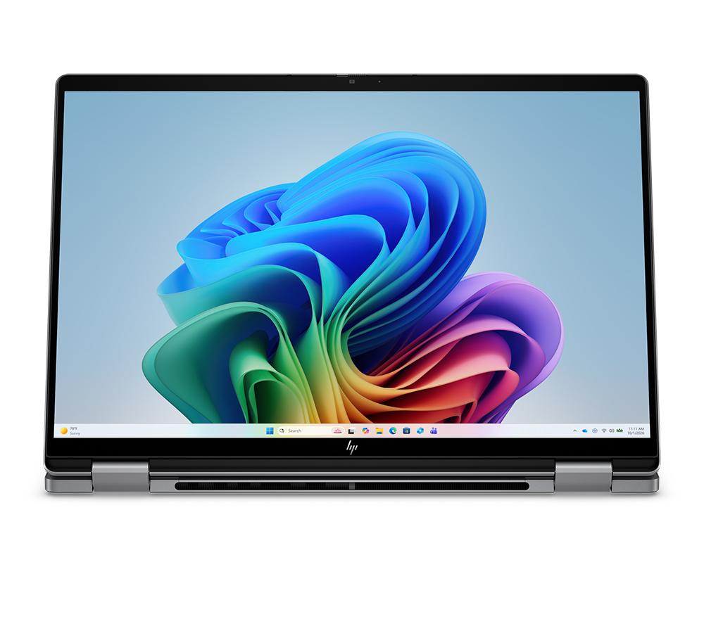 HP OmniBook X Flip NGAI 14" 2 in 1 Laptop - Intel&reg; Core&trade; Ultra 7, 1 TB SSD, Silver image number 21 of 26