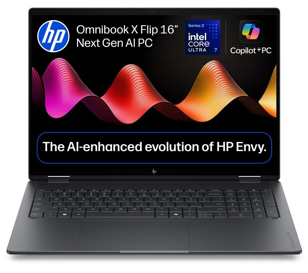 HP OmniBook X Flip NGAI 16" 2 in 1 Laptop - Intel&reg; Core&trade; Ultra 7, 1 TB SSD, Grey image number 16 of 25